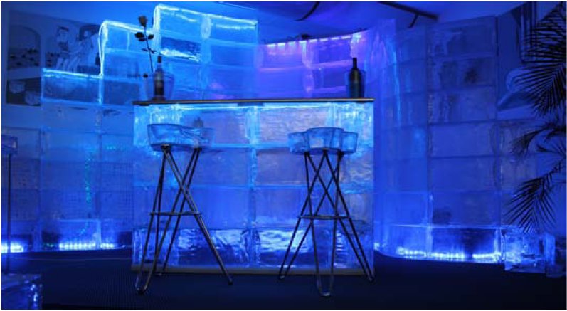 Indoor snow development